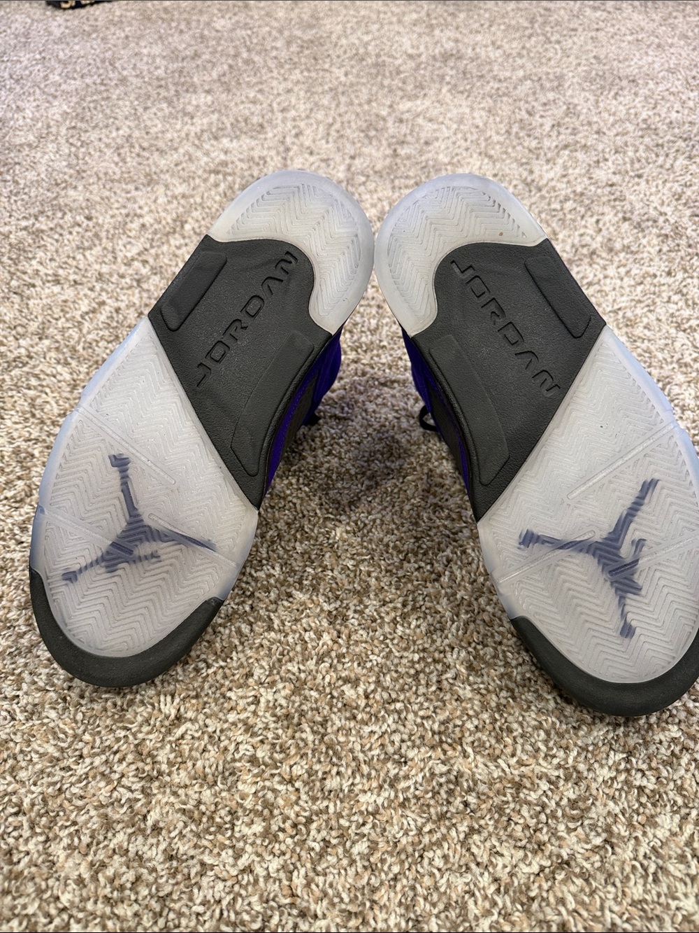 Nike Air Jordan Retro 5 Reverse Grape excellent condition - Picture 7 of 10